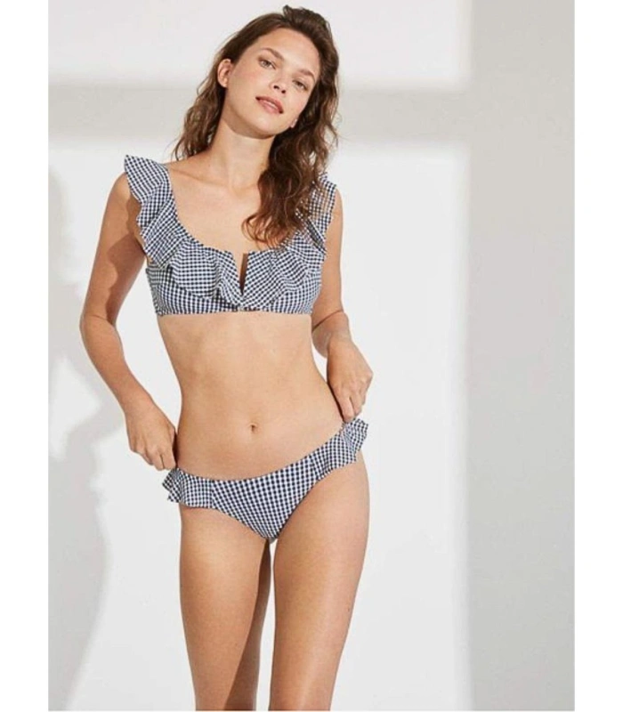 Bikini para Mujer Ysabel Mora Copa B Estampado Cuadros Vichy 81919