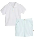 Conjunto Polo y Pantalón Bundi Mint Calamaro 11306 100% Algodón