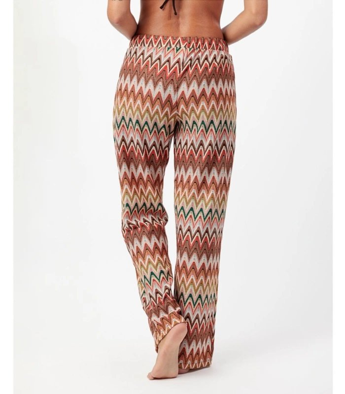 Pantalón Largo de Playa para Mujer Admas Sea Waves Multicolor 18021