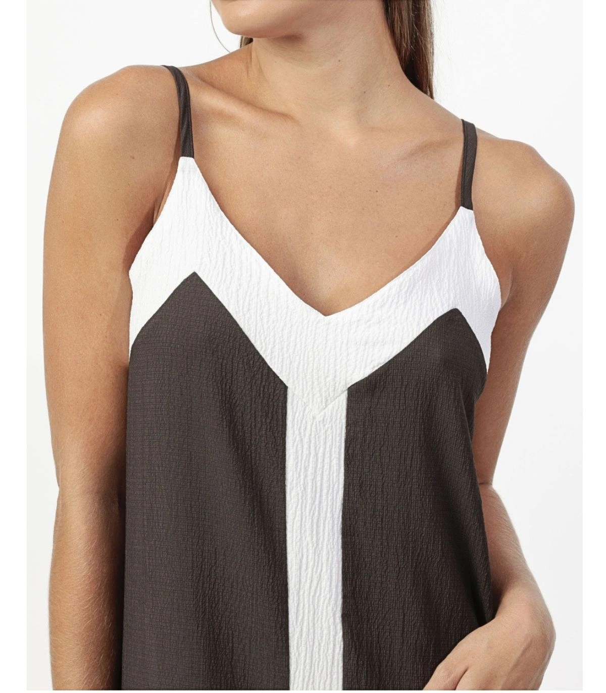 Vestido Largo de Playa para Mujer Admas Brown & Dots 19970