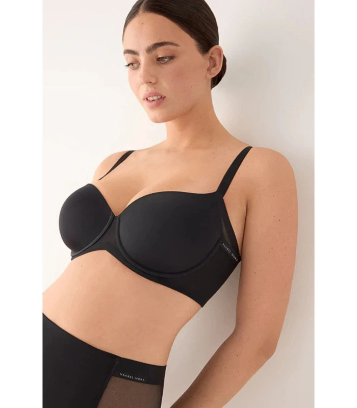 Sujetador de Capacidad con Aros e Invisible de Foam Fino Ysabel Mora Sol | Colección No Marks x Paula Echevarría 10160
