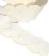 Tira Bordada Marfil de 3 cm Bordado de Bodoques