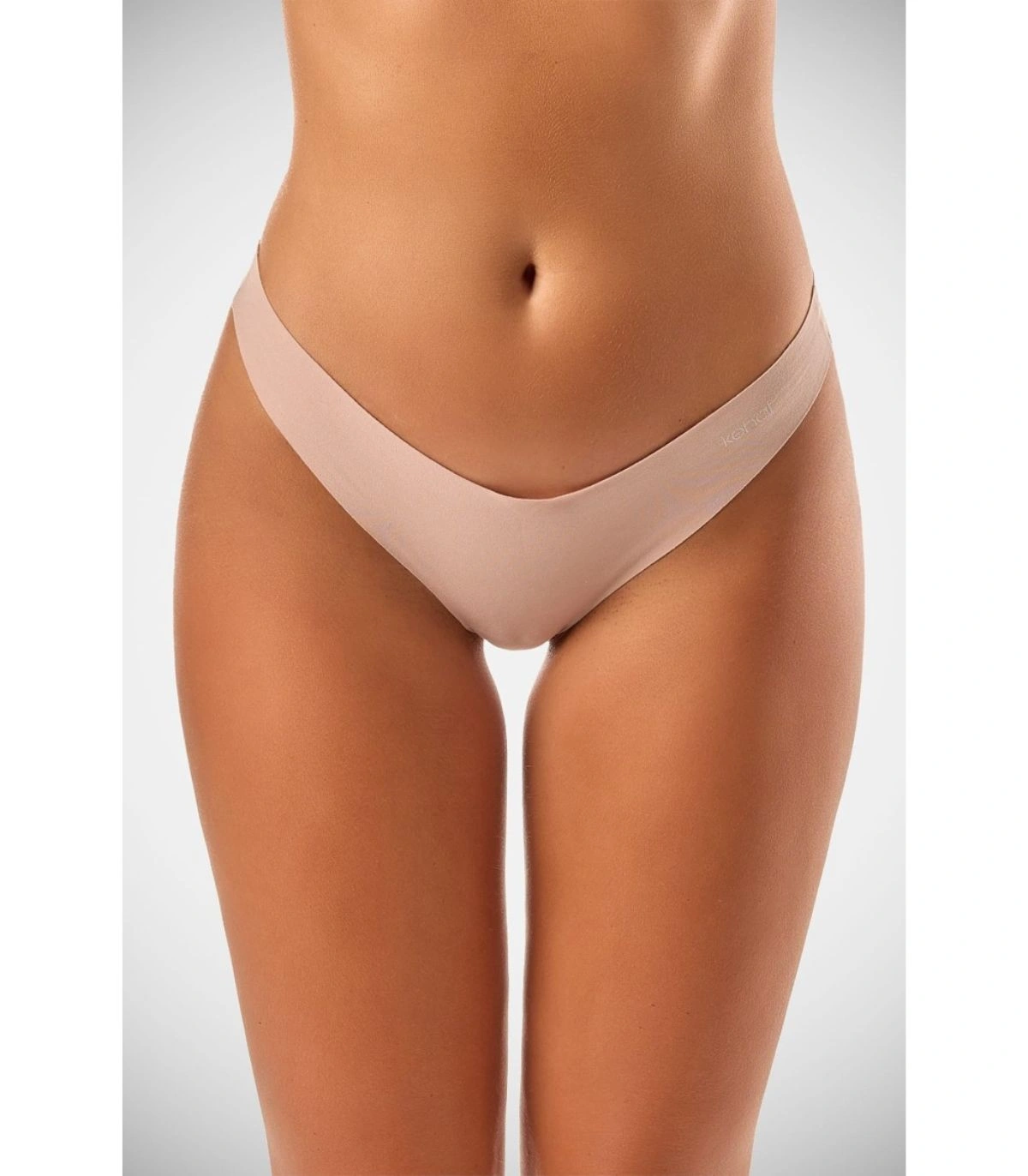 Pack de 2 Tangas de Algodón para Mujer Kehat | Tanga Básico Invisible Corte Láser sin Costuras 3306
