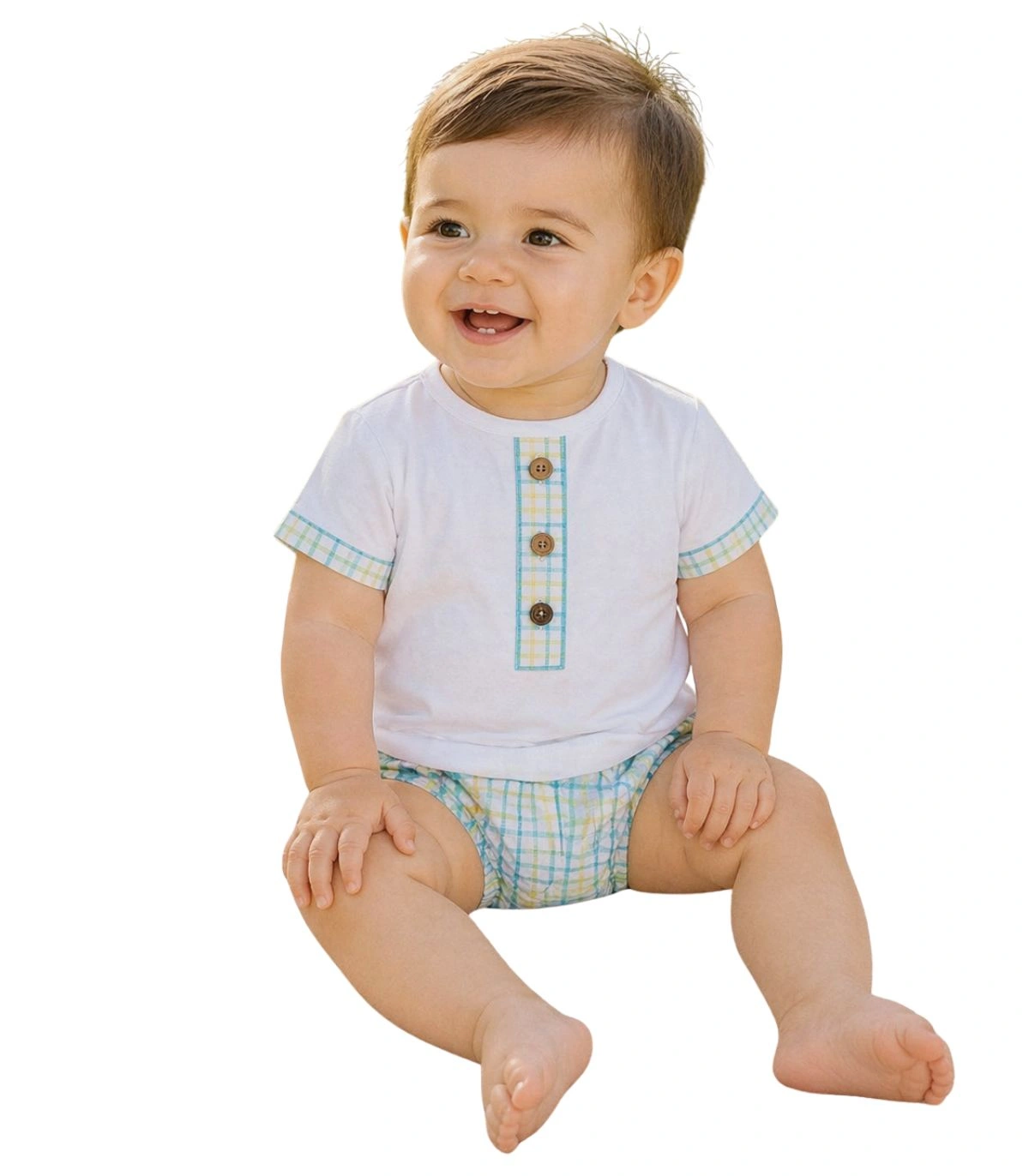 Conjunto Pololo y Camiseta Bebé Niño Kara 11121 de Calamaro