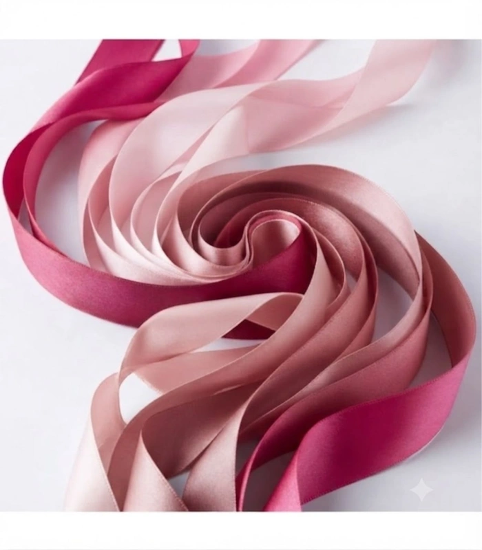 Cinta de Raso Rosa Varios Colores