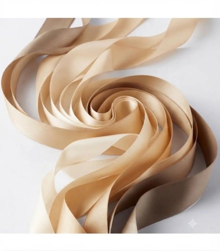 Cinta de Raso Beige Varios Colores