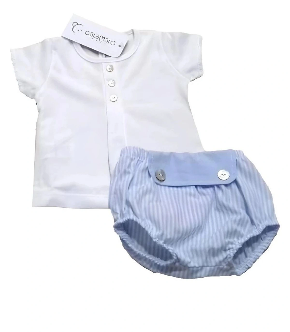 Conjunto Bebé Niño Pololo Calamaro 17496 Talla 12 Meses