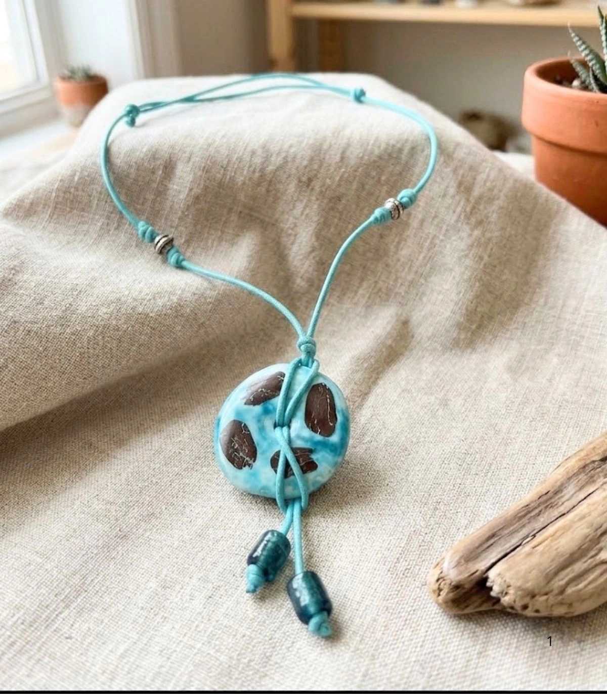 Colgante Azul Turquesa para Mujer Kailani