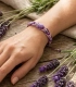 Pulsera de Macramé Artesanal "Brisa Violeta" Hecha a Mano