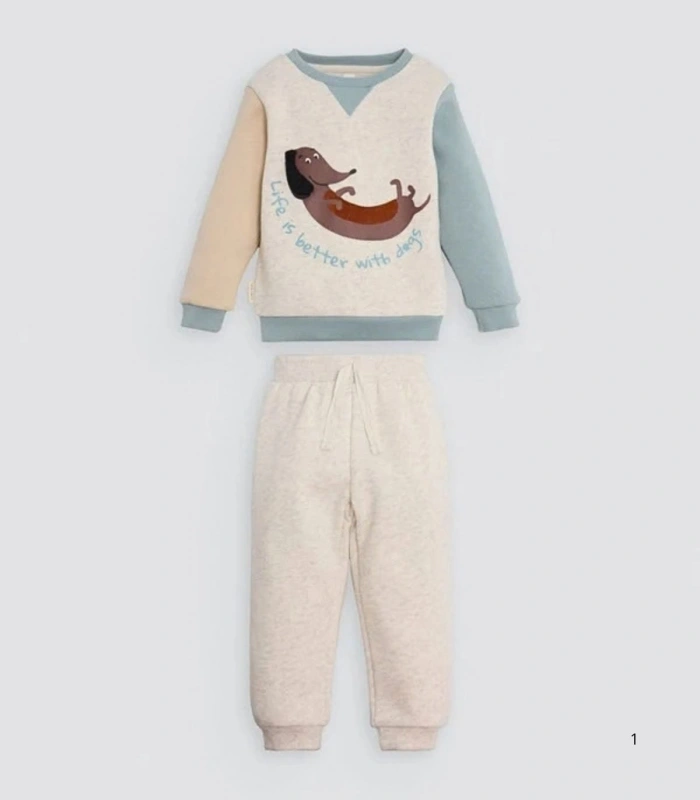 Conjunto de Chándal para Bebé Ysabel Mora "Life is Better with Dogs"Ref. 25648
