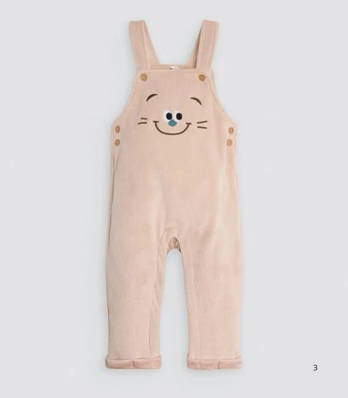 Conjunto de Bebé Tipo Pichi Efecto Pana Ysabel Mora Ref. 25649