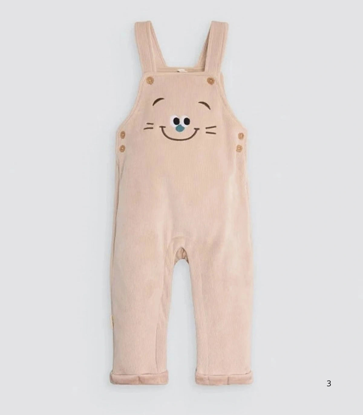 Conjunto de Bebé Tipo Pichi Efecto Pana Ysabel Mora Ref. 25649