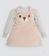 Conjunto de Bebé Tipo Pichi Efecto Pana Ysabel Mora Ref. 25472