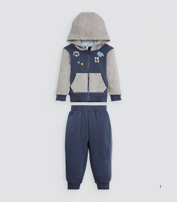 Conjunto de Chándal con Capucha para Bebé "Dinosaurios" Ysabel Mora 25645
