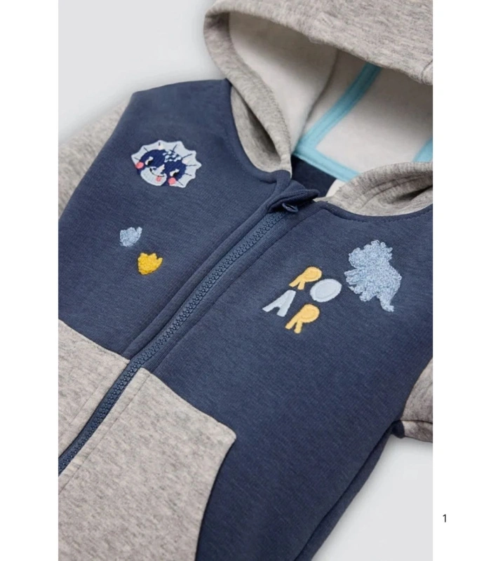 Conjunto de Chándal con Capucha para Bebé "Dinosaurios" Ysabel Mora Ref. 25645