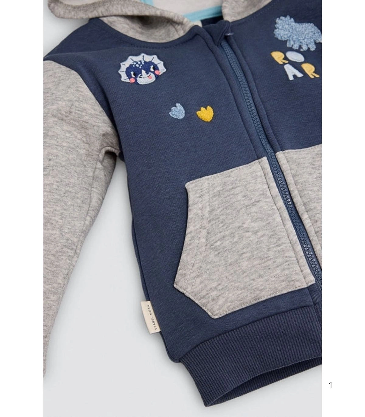 Conjunto de Chándal con Capucha para Bebé "Dinosaurios" Ysabel Mora Ref. 25645