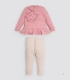 Conjunto de Bebé Sudadera con Volante y Pantalón "Gatito" Ysabel Mora Ref. 25469