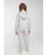 Chándal Deportivo Infantil  Gris con Cremallera Ysabel Mora Ref. 78001