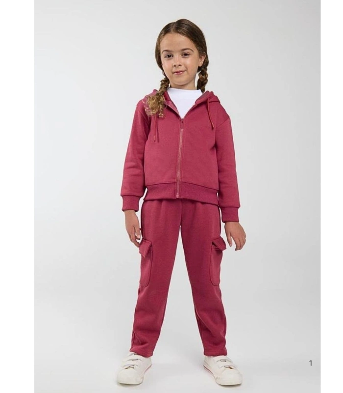 Chándal Deportivo Infantil Nocturne Rose con Cremallera Ysabel Mora Ref. 78001