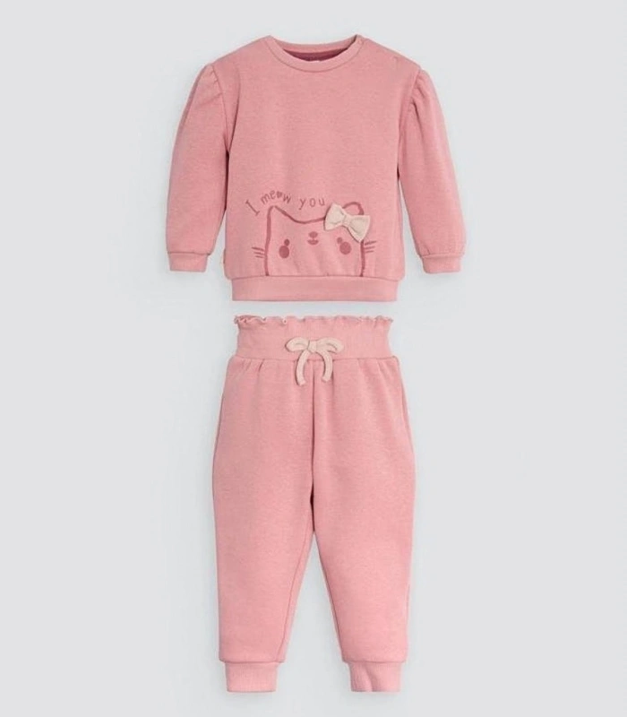 Conjunto de Bebé de Manga Larga "Gatito" Ysabel Mora Ref. 25468