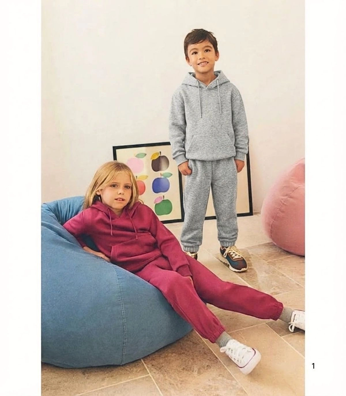 Chándal Deportivo Infantil Afelpado Nocturne Rose Ysabel Mora Ref. 78000