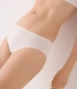 Pack de 2 Bragas Midi de Algodón Estampadas Ysabel Mora Ref. 19550 | Negro y Beige