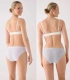 Pack de 2 Bragas Midi de Algodón Estampadas en Color Gris Ysabel Mora Ref. 19552