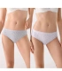 Pack de 2 Bragas Midi de Algodón Estampadas en Color Gris Ysabel Mora Ref. 19552