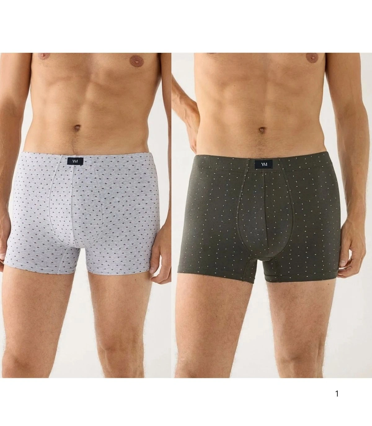 Pack de 2 Bóxers de Algodón Estampado Elementos Minimal Ysabel Mora Ref. 20469