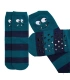 Calcetines de Niño Antideslizantes con Estampado de Rayas y Monstruos Ysabel Mora