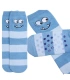 Calcetines de Niño Antideslizantes con Estampado de Rayas y Monstruos Ysabel Mora