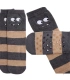 Calcetines de Niño Antideslizantes con Estampado de Rayas y Monstruos Ysabel Mora