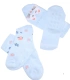 Pack de 2 Calcetines de Bebé Térmicos Antideslizantes con Estampado de Gatos y Arcoíris Ysabel Mora