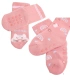 Pack de 2 Calcetines de Bebé Térmicos Antideslizantes con Estampado de Gatos y Arcoíris Ysabel Mora