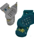 Pack de 2 Calcetines de Bebé Térmicos Antideslizantes Estampado Dinosaurios Ysabel Mora