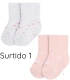 Pack de 2 Calcetines de Recién Nacido Térmicos Ysabel Mora