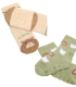Pack de 2 Calcetines de Bebé Térmicos Antideslizantes de Algodón Estampado con Osos Ysabel Mora