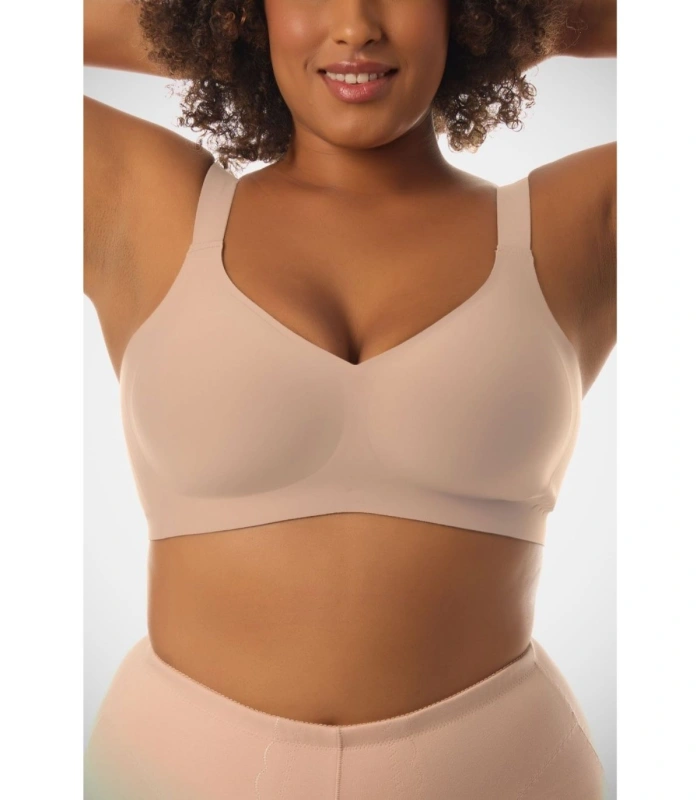 Sujetador de Mujer sin Costuras C1/673 | Corte Láser Copa C con Contorno Ancho Reductor