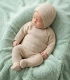 Conjunto de Bebé de Lana de 3 Piezas en Color Beige Marca Baby C2015