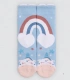 Calcetines de Niña Térmicos Antideslizantes de Algodón con Estampado de Unicornios y Arcoíris Ysabel Mora 32609