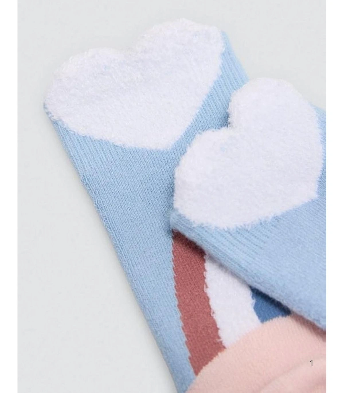Calcetines de Niña Térmicos Antideslizantes de Algodón con Estampado de Unicornios y Arcoíris Ysabel Mora 32609