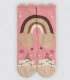 Calcetines de Niña Térmicos Antideslizantes de Algodón con Estampado de Unicornios y Arcoíris Ysabel Mora 32609