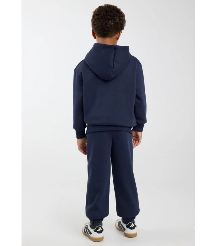 Chándal Deportivo de Niño Afelpado con Sudadera y Jogger Ancho Azul Marino Ysabel Mora 78500