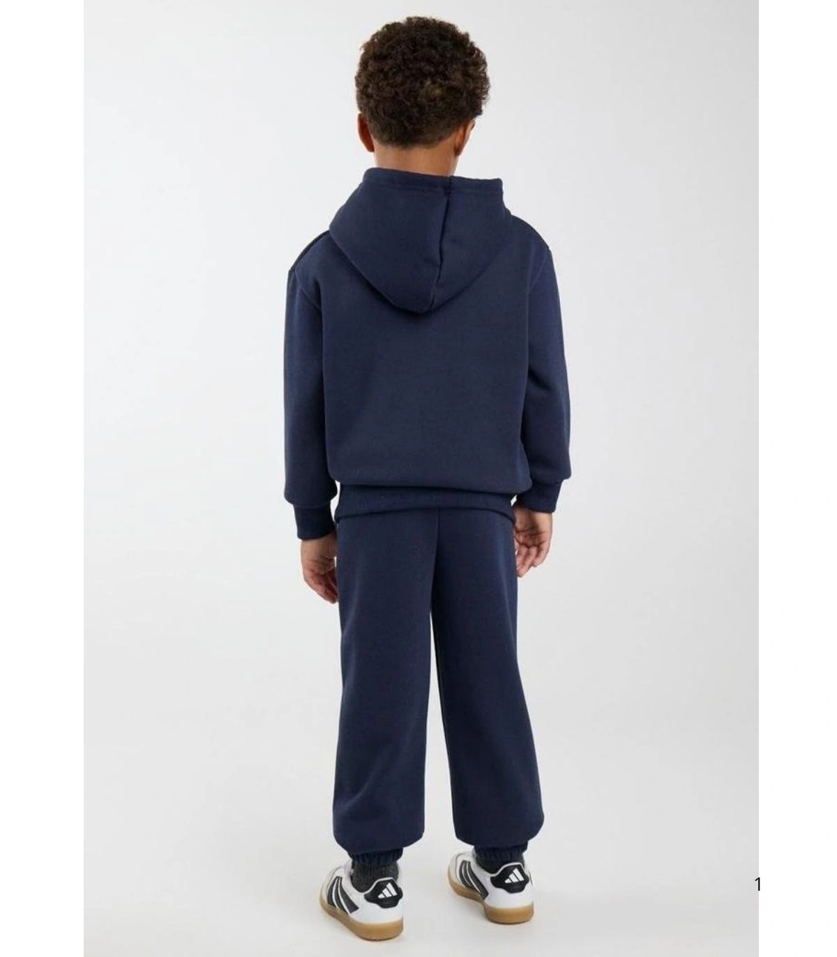 Chándal Deportivo de Niño Afelpado con Sudadera y Jogger Ancho Azul Marino Ysabel Mora 78500