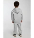 Chándal Deportivo de Niño Afelpado Gris Ysabel Mora 78501