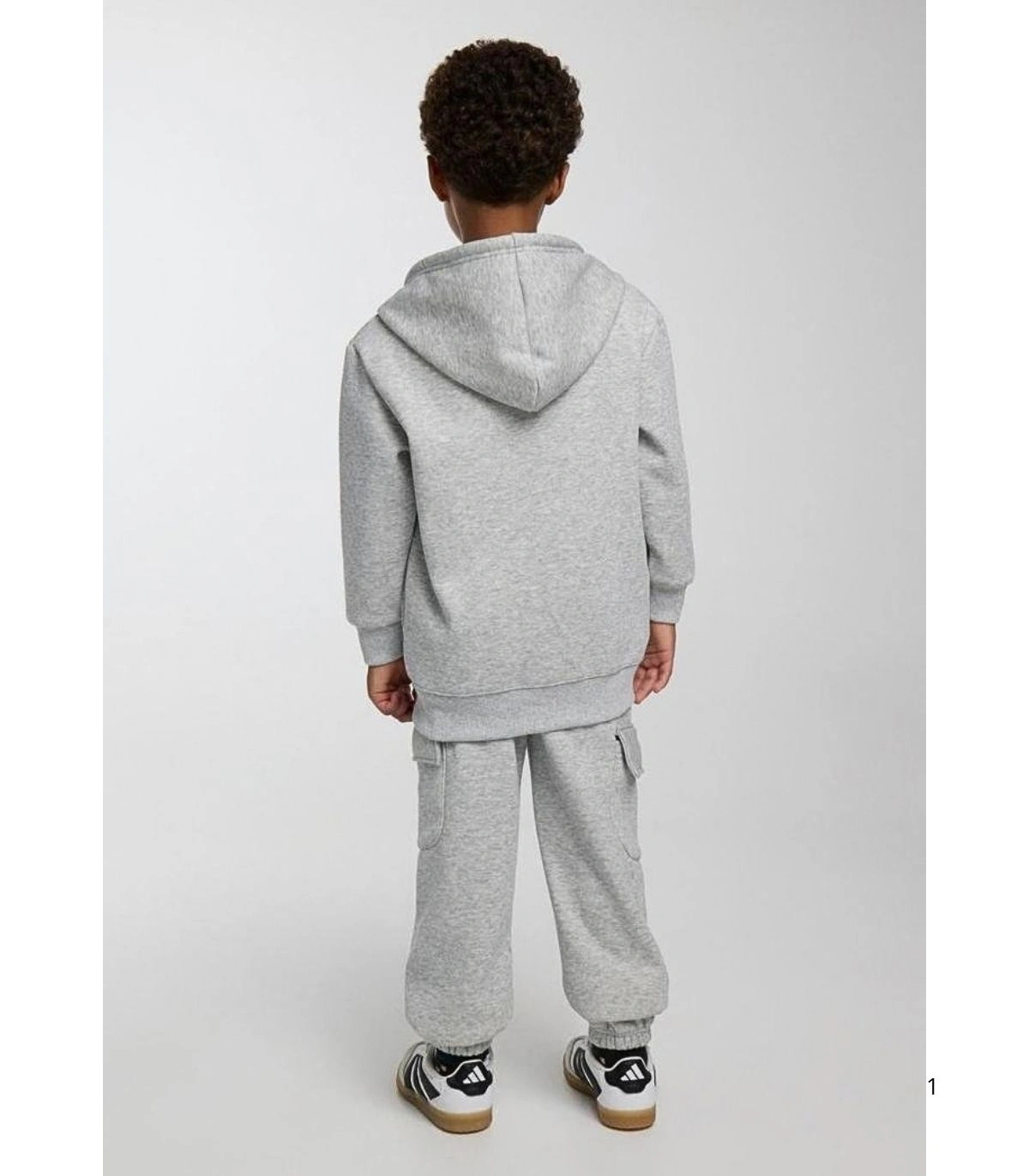 Chándal Deportivo de Niño Afelpado Gris Ysabel Mora 78501