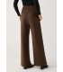 Pantalón Ancho Cálido de Tiro Alto para Mujer en Color Marrón Ysabel Mora 70727