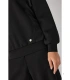 Sudadera Afelpada de Mujer con Capucha en Color Negro Ysabel Mora 70745