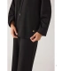 Jersey Afelpado de Mujer con Cuello Alto Color Negro Ysabel Mora 70753