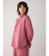 Jersey Afelpado de Mujer con Cuello Alto Color Rosa Ysabel Mora 70753